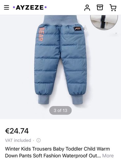 Baby Bottoms/Trousers / winter bottoms 12 months
