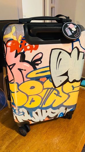 Graffiti print Suitcase Luggage