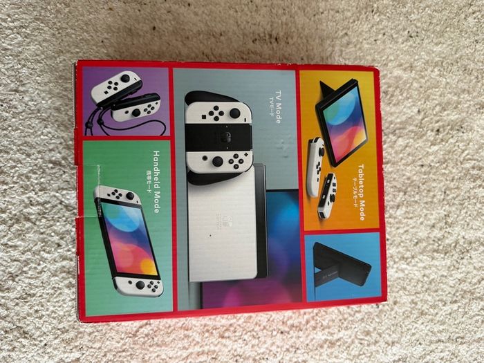 Nintendo Switch OLED 64GB, Boxed/ White