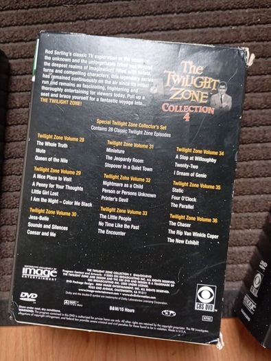the twilight zone collection 3/4/5. Dvds 30 disc's