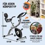 Exercise bike 140kg max weight foldable with LCD Screen Image 3