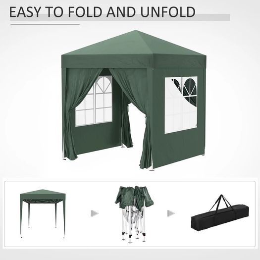 NEW SALE | 2 x 2m Pop Up Gazebo Brown
