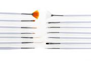 15pcs Professional Nail Art Brushes Set - WHITE