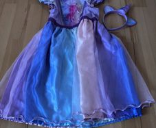 Unicorn dress and head band 6-8