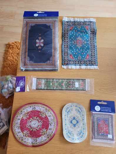 Dolls house carpets and rugs