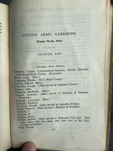 1916 History of the Irish citizen army