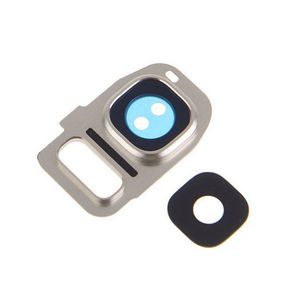 Samsung Galaxy S7 and S7 Edge Replacement Back Camera Lens Cover Frame Silver