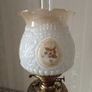 Stunning Antique Brass Oil Lamp Image 3