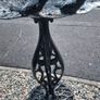 Classic vintage iron cast garden birdbath Image 3