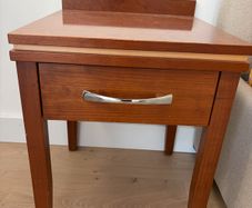 Solid Mahogany Bedside Table