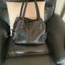 Fossil black leather shoulder bag Image 3
