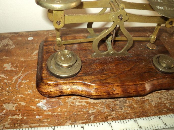 Vintage Royal Mail letter scales  Brass antique .