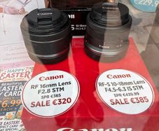Canon RF 16mm 2.8 STM and Canon RF-S 10-18mm 4.5-6.3 IS STM