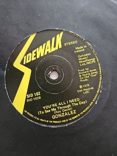 Gonzalez 7" (Irish) - I Haven't Stopped Dancing Yet