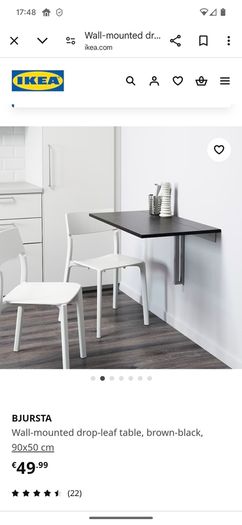 Bjursta IKEA drop table