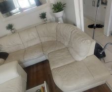 leather sofa