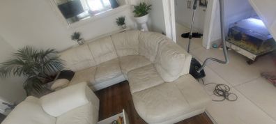 leather sofa