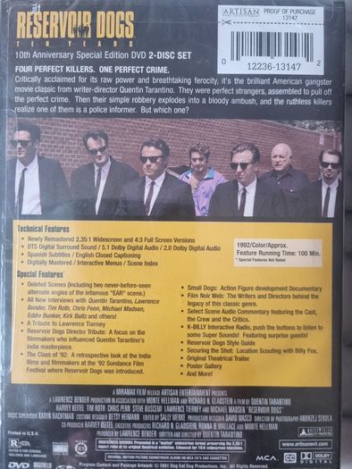 Reservoir Dogs 2 Disc Special Edition