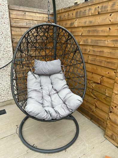 Egg Chair like new with cushion and cover for sale