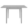 Extendable Dining Table Grey (80-120)x80x74 cm MDF Image 2