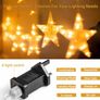 LED Star Curtain Lights Connectable 2M Warm White 12 Stars 138 LEDs Window Icicle Decor Lights for Home Garden Holiday Wedding Christmas (FREE POSTAGE) Image 3