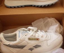 Reebok Classic CL Leather Marble Size-UK-3.5/EUR-36 1-59887 White/D Blue Limited Edition-2001