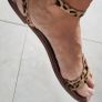 ZARA leopard print strappy sandals Sz 42 (Fit 8-9UK) Image 7