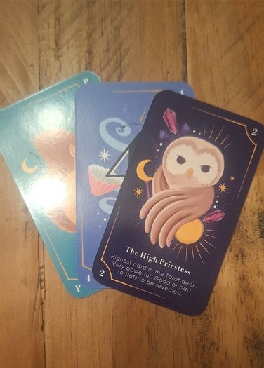 Tarot deck with book
