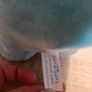 Vintage Walt Disney Its A Small World Plush Blue Hippo Goebel USA Image 5