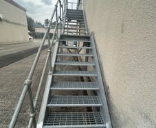 Fully Galvaised fire escape stair case