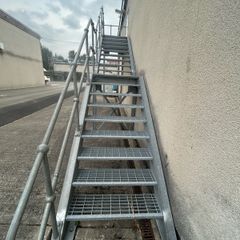 Fully Galvaised fire escape stair case