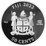 2022 Fiji 50 Cents 1oz Silver Bullion Coin - Cats. Proof-like. (In Capsule) Image 2