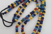 Antique African Egyptian Style MultiColor Glass Beads Necklace