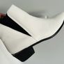 white ankle boots Image 4
