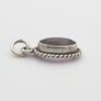 925 Vintage Sterling Silver Amethyst Pendant Image 6