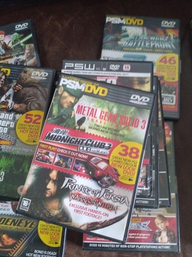 Nice Selection Of PSW PlayStation And PSM DVD`s 12 In Total