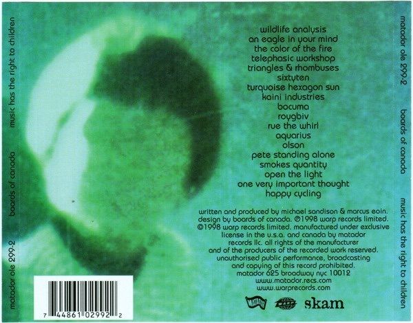 boards  of  canada  - music has the right to children    CD