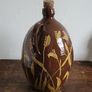 Mid century signed Slipware cider flagon Image 2