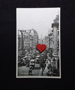 The Strand , London Street Scene - Postcard
