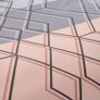 NEW SALE | Havanna Geo Duvet Cover Set Easy Care Quilt Bedding Sets With Pillowcases Luxury Cotton Blend Reversible Ultra Soft Bed Covers, Pink Double Image 3