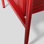 Nikkeby Ikea Red Metal Bedside Locker Image 4