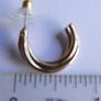 Vintage Gold plated Hoop Earrings (2 Pairs) Image 6