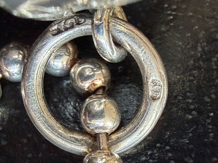 silver necklace