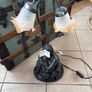 Bronze effect lovers table lamp Image 2