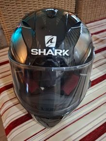 Shark race r pro carbon deager motorcycle helmet with Sharktooth prime Bluetooth intercom
