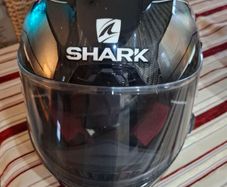 Shark race r pro carbon deager motorcycle helmet with Sharktooth prime Bluetooth intercom