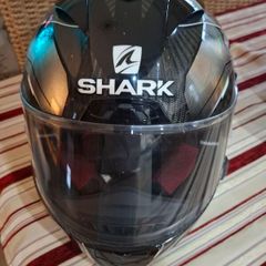 Shark race r pro carbon deager motorcycle helmet with Sharktooth prime Bluetooth intercom