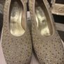 Marco Moreo velour sable wedges Image 3