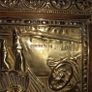 French brass clothes advertising sign Image 2