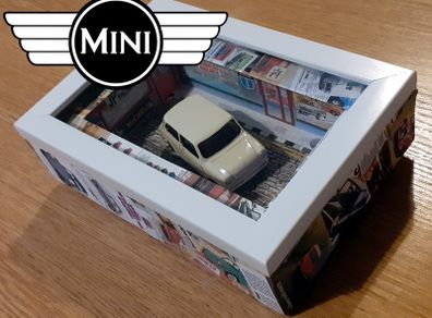Austin Mini Handcrafted Mancave Ornament
